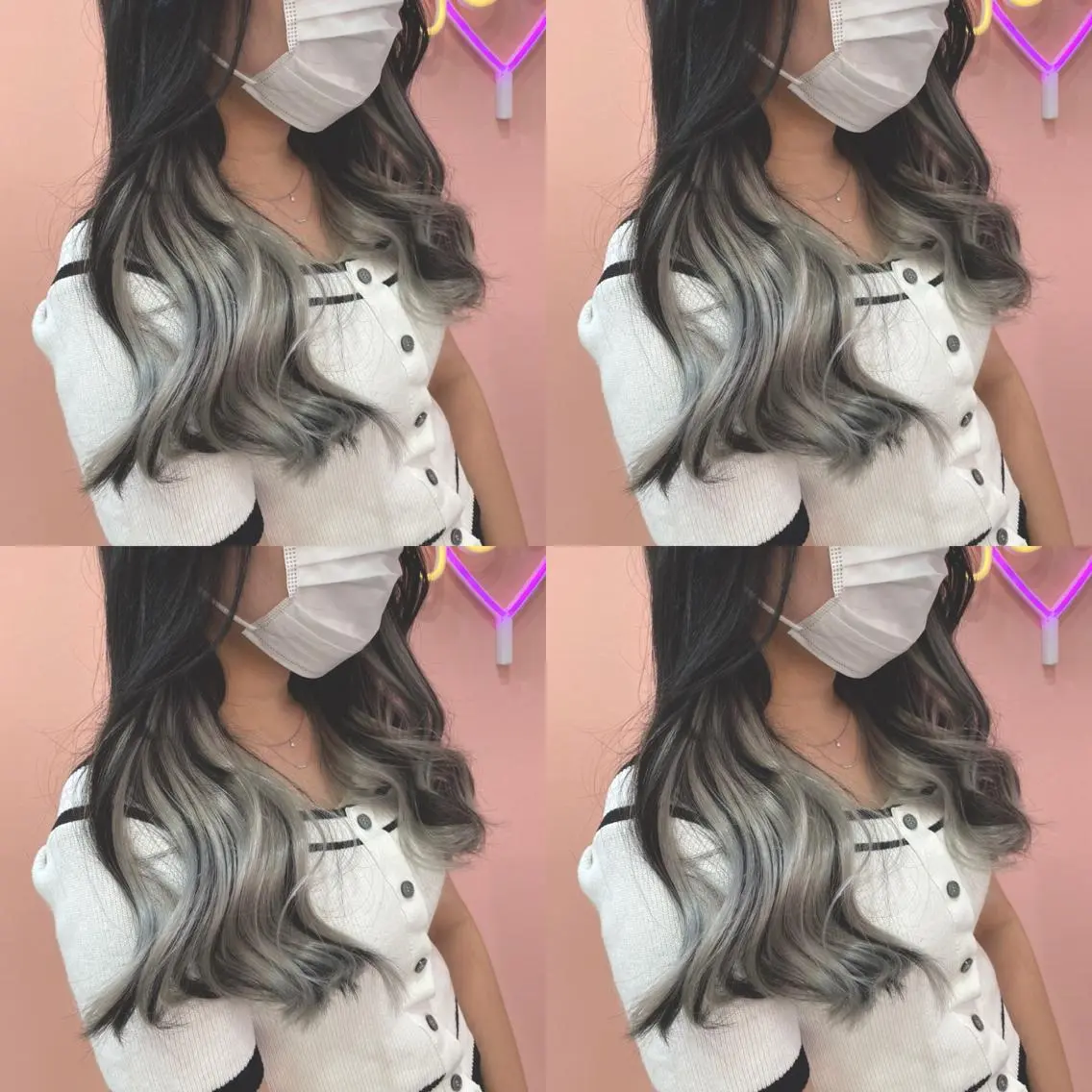 ロング カラー シルバー 🌷MAYU 🌷のヘアスタイル