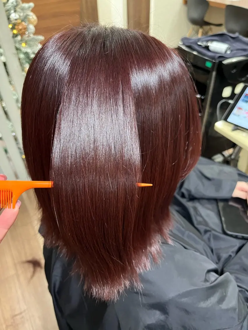 ミディアム ヘアカラー トリートメント 辻 風香のヘアスタイル