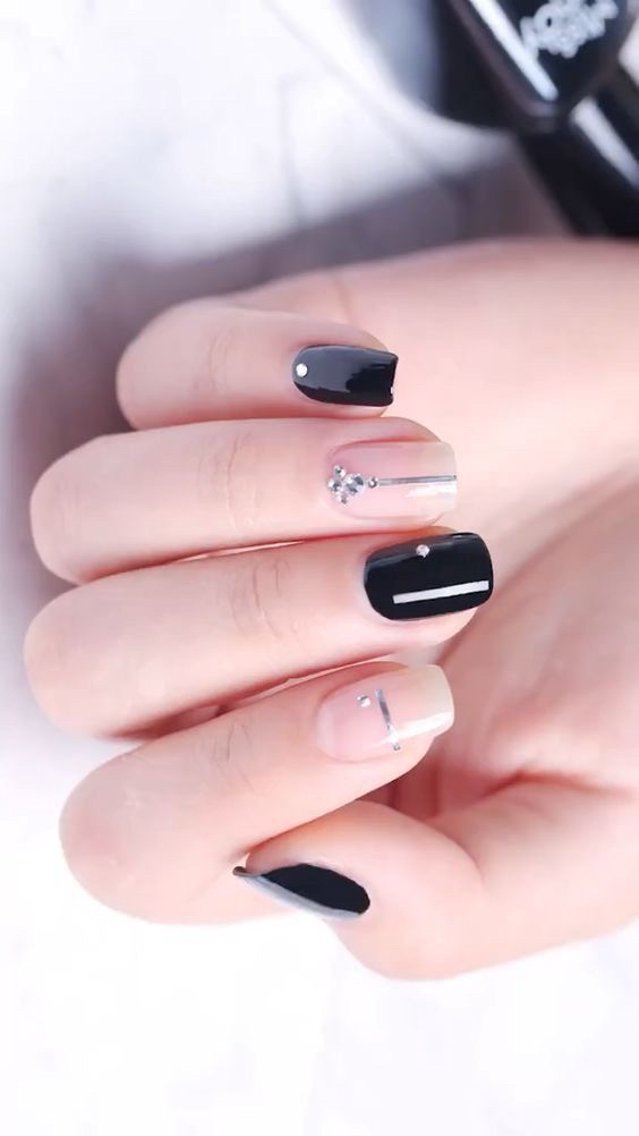 ネイル 長さ出し フレンチネイル グラデーション 韓国ネイル マグネットネイル ハンドネイル Lannie nailのネイルデザイン