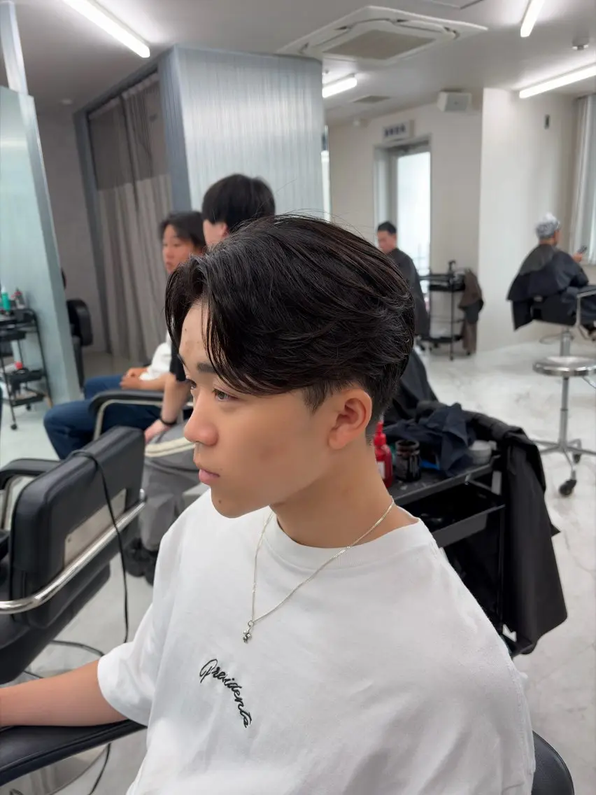 ショート 縮毛矯正 カット 縮毛矯正 フジイ カナウのヘアスタイル