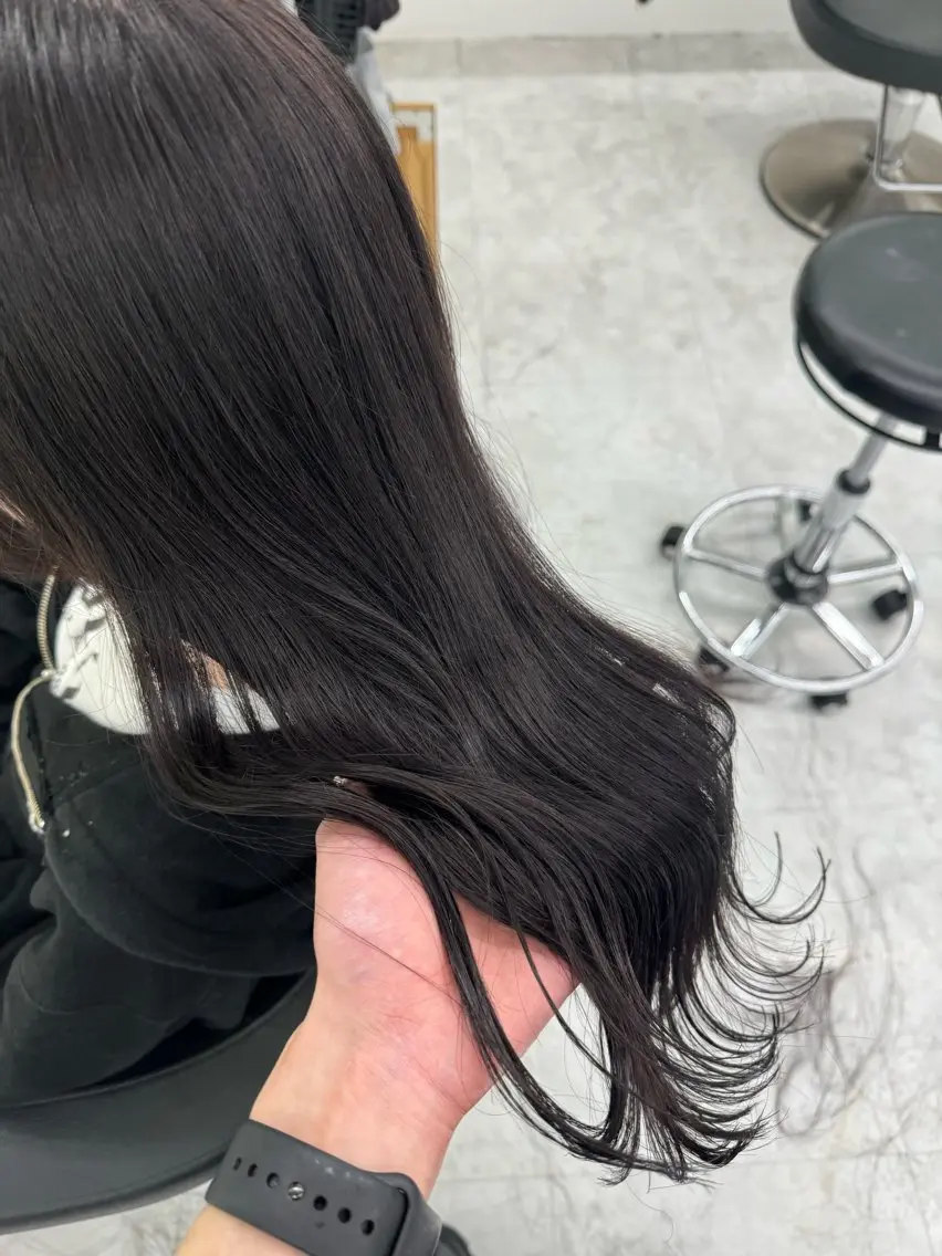 セミロング カラー ヘアアレンジ カット ヘアカラー トリートメント 【透明感×レイヤー】 🍃RIKU🍃のヘアスタイル