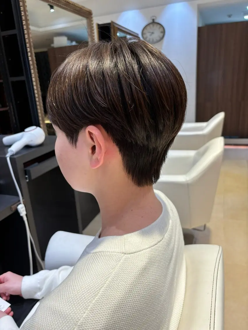 ショート パーマ メンズ カット パーマ カルマパーマ韓国ヘア shiryuのヘアスタイル