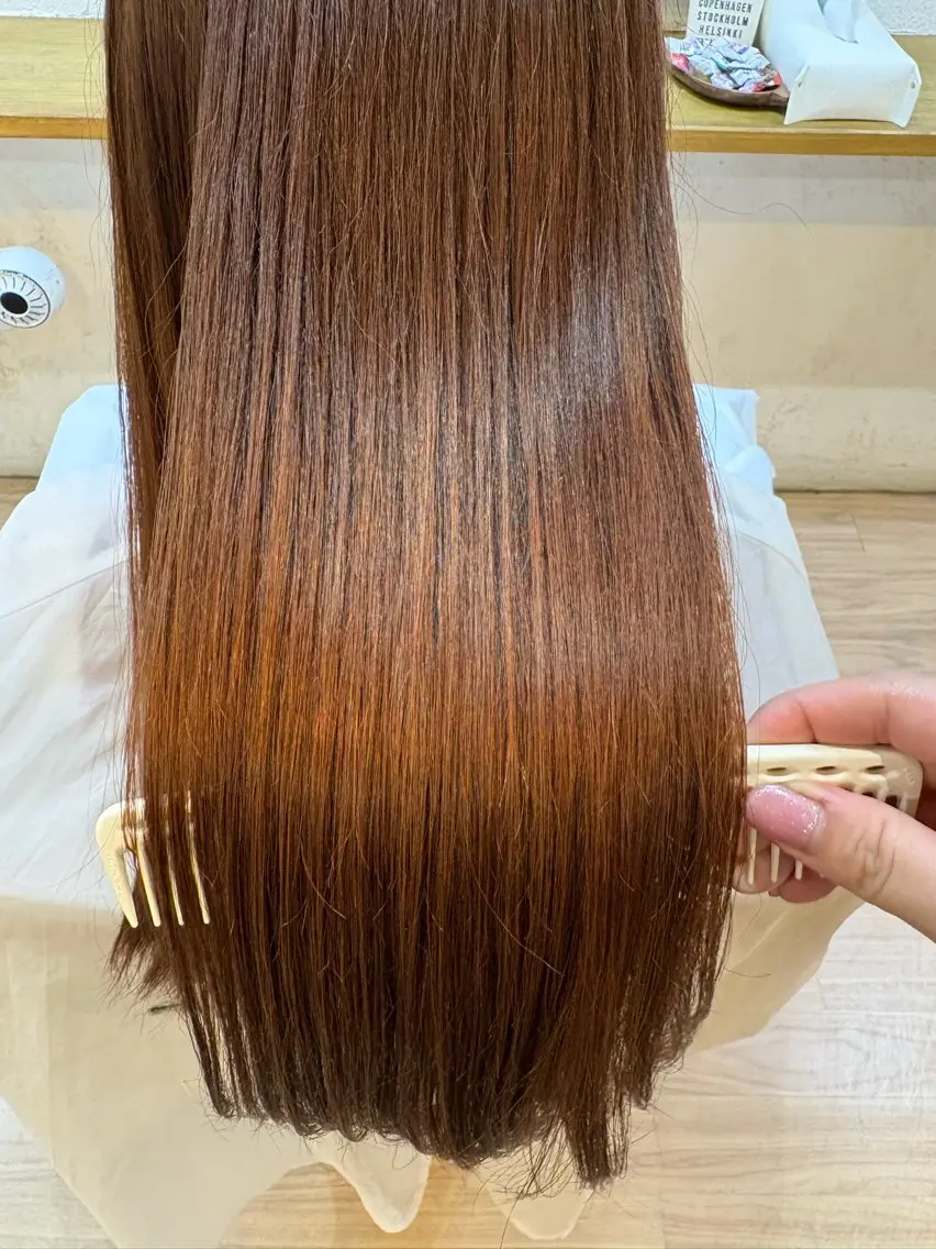 カラー カット ヘアカラー トリートメント 韓国ヘアー🇰🇷 MIWAのヘアスタイル