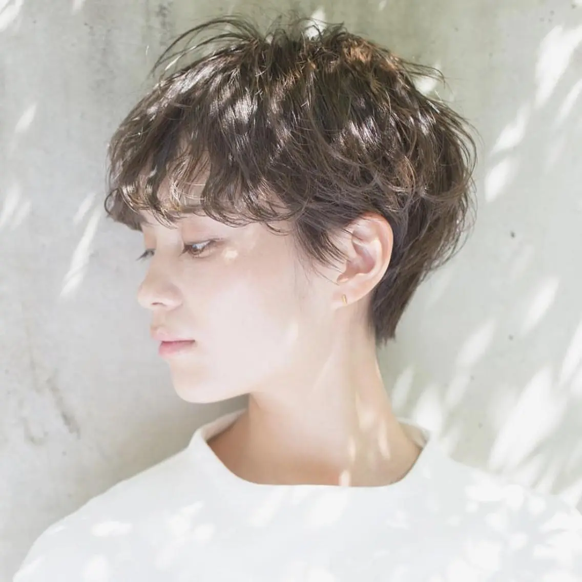 ショート パーマ Ravo 西村 優花のヘアスタイル