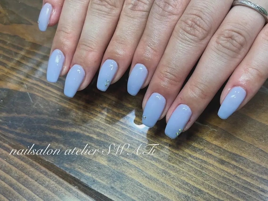 ネイル ストーンネイル ハンドネイル nailsalon SWATiのネイルデザイン