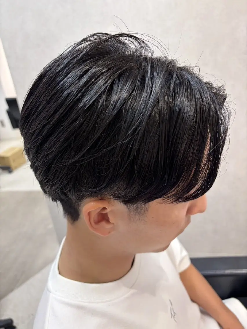 メンズ ショート 縮毛矯正 メンズ特化韓国パーマ 曲がる縮毛植田俊樹のヘアスタイル