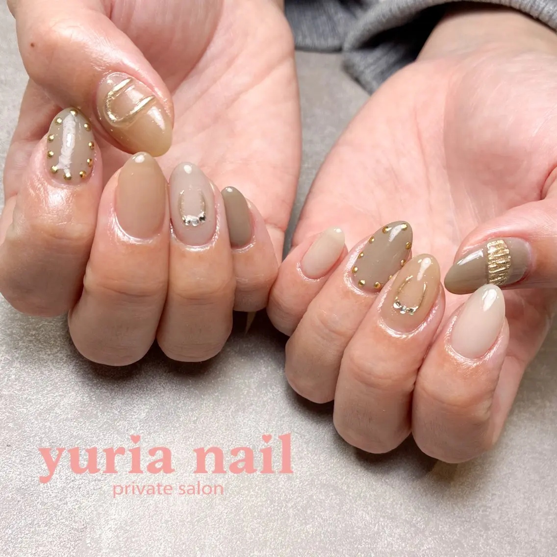ネイル アートネイル ジェルネイル ニュアンスネイル ハンドネイル 小林 ゆりあのネイルデザイン