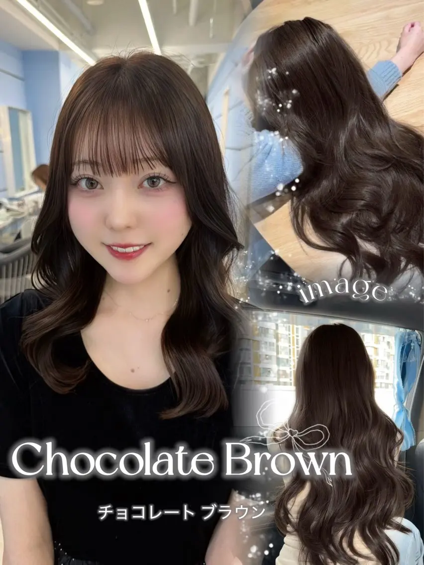 セミロング MONA HIYORIのヘアスタイル