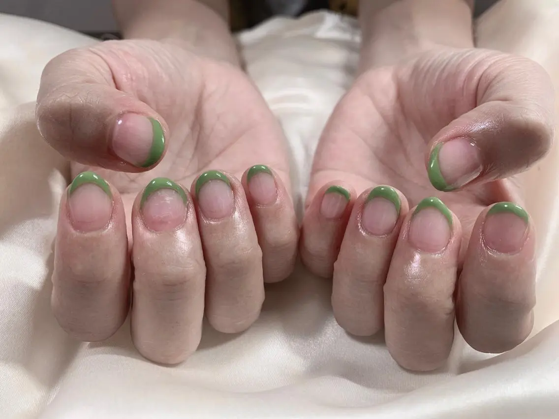 ネイル フレンチネイル kikinail 溝の口のネイルデザイン