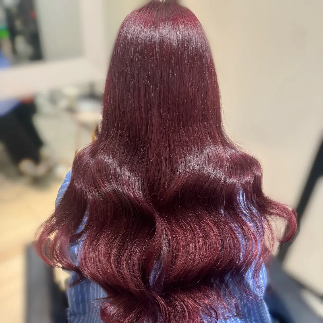 ロング カラー カット ヘアカラー トリートメント ブリーチなしカラー kana🐱のヘアスタイル