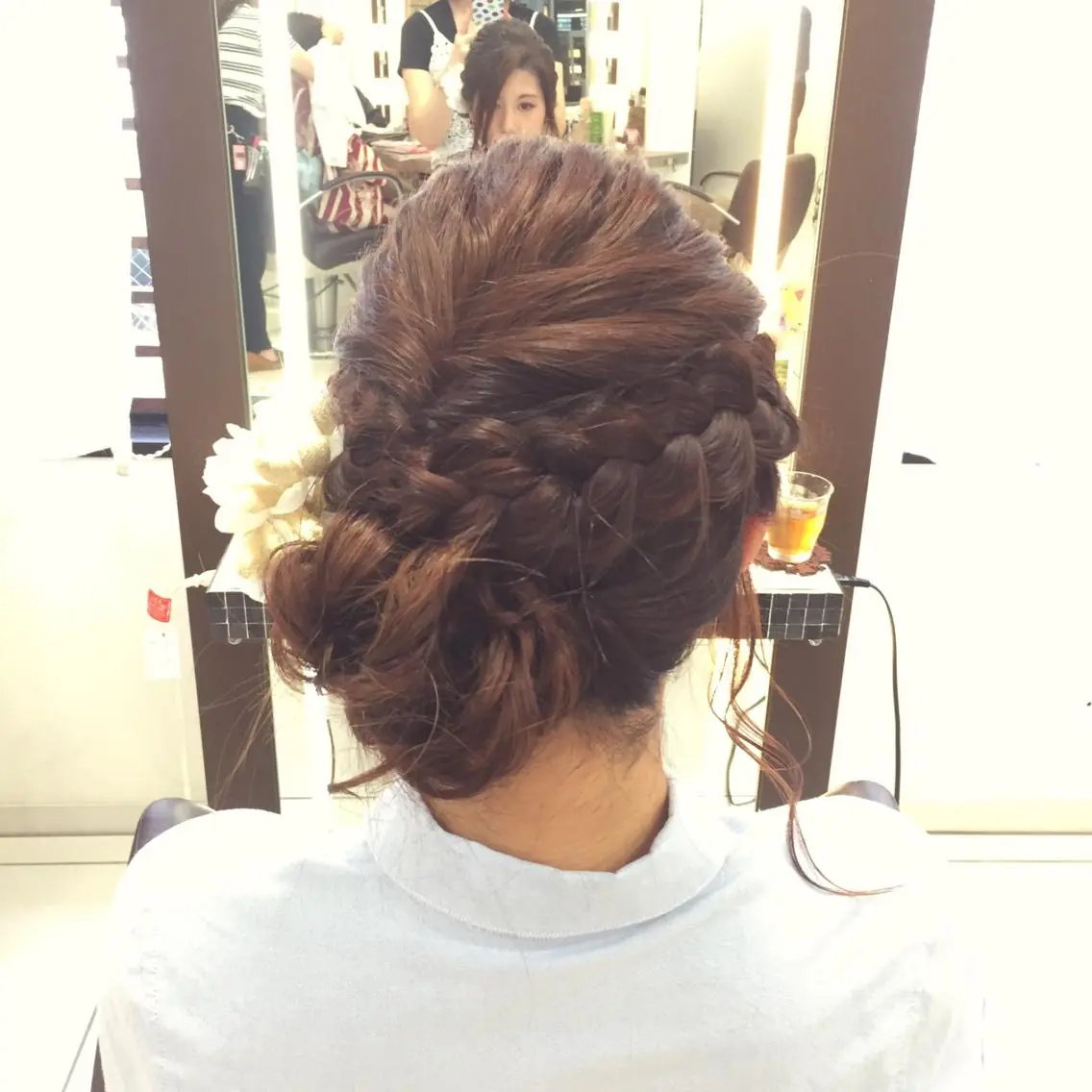 セミロング ロング ヘアアレンジ 大平 美沙のヘアスタイル