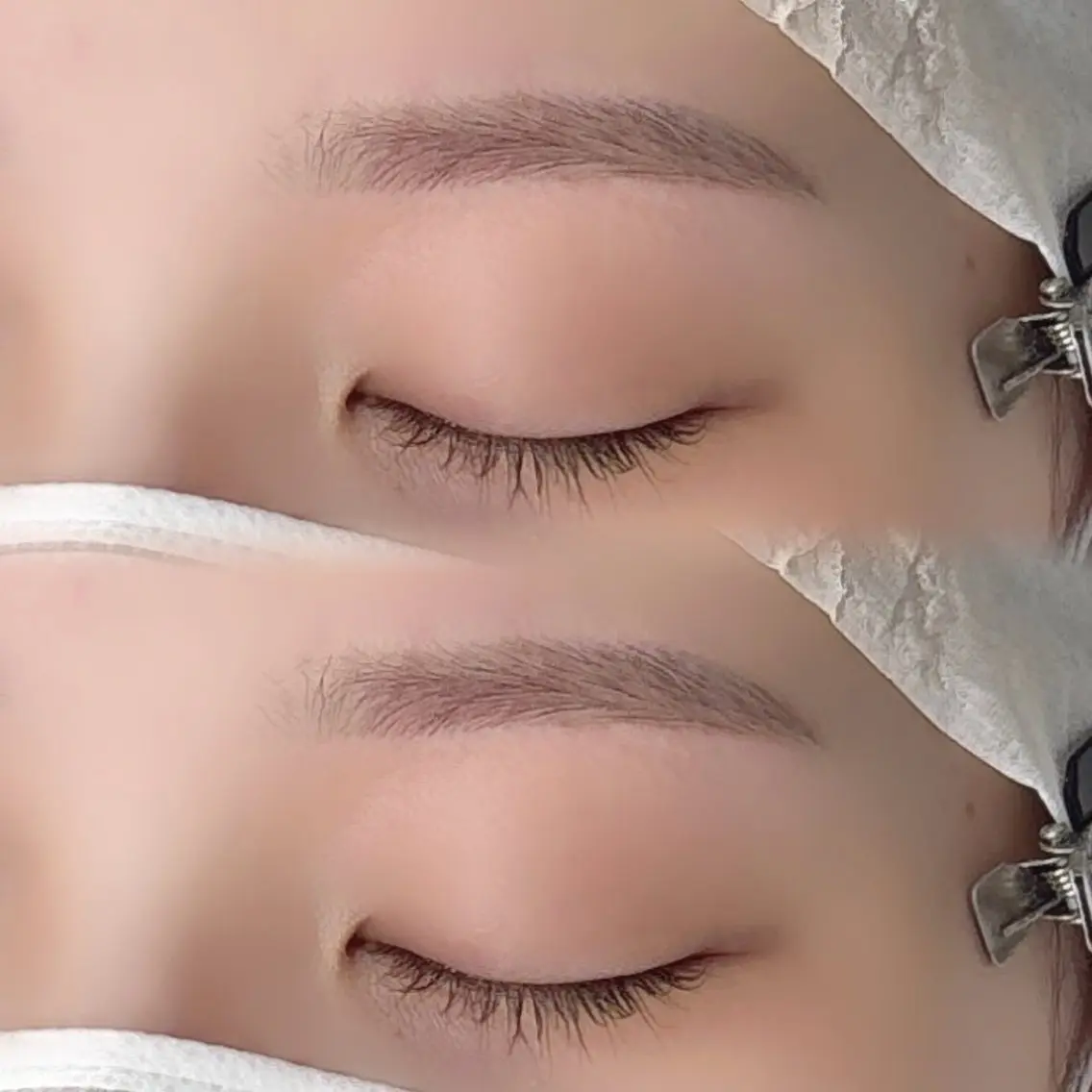 《ナチュラル眉🤍美眉アイブロウWAX＋間引き (メイク込) ¥5,000の写真