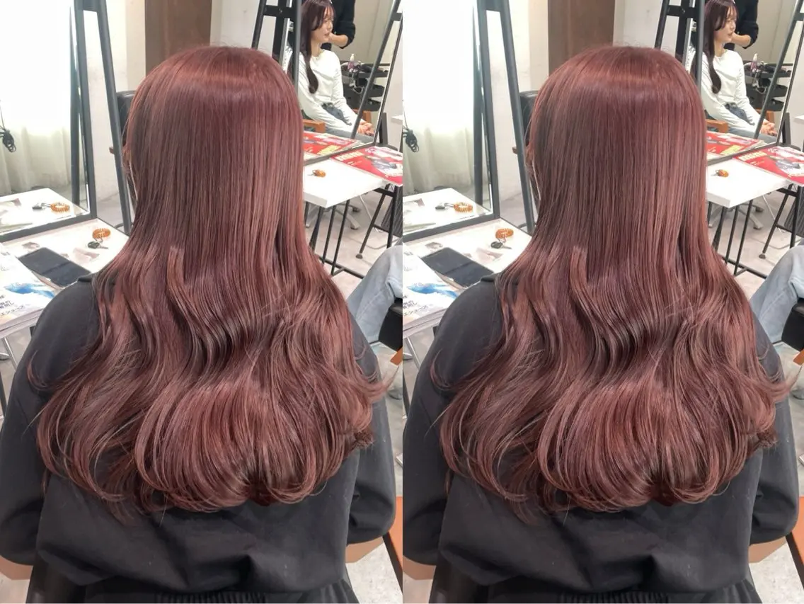 ロング カラー Rinka🌷🩶 グレージュカラー🫧のヘアスタイル