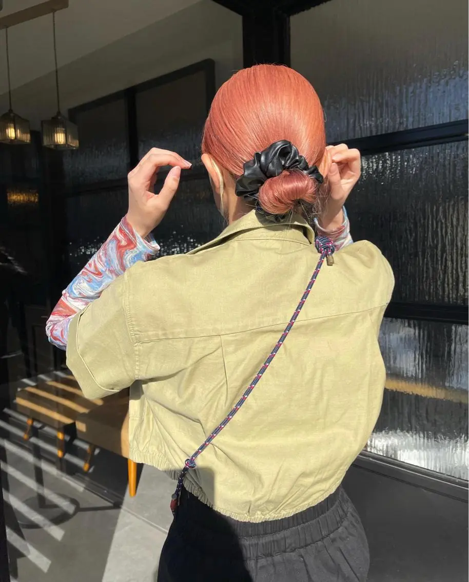 ケアブリーチ ＋ ケアカラー ＋　トリートメントの写真