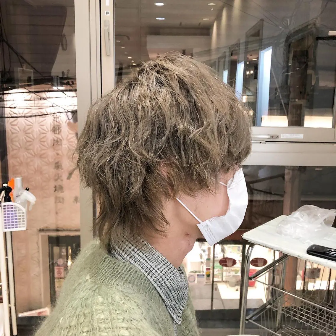 ショート カラー メンズ グレージュ 高槻/大学生にも人気 🥰ルービック高槻のヘアスタイル