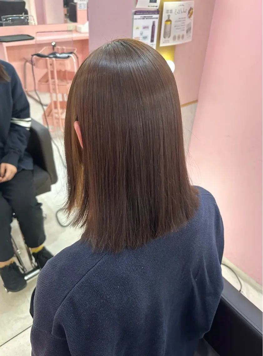 ミディアム カラー ヘアカラー トリートメント 🦋色落ちまで綺麗に 🦋KOKIのヘアスタイル