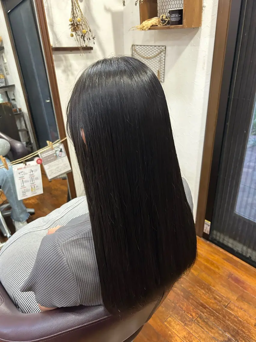 縮毛矯正 トリートメント 中島 優のヘアスタイル