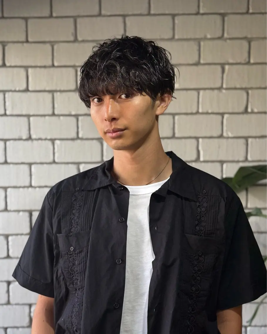 パーマ メンズ メンズパーマ カット パーマ メンズ特化美容師/栄 /本間さつきのヘアスタイル
