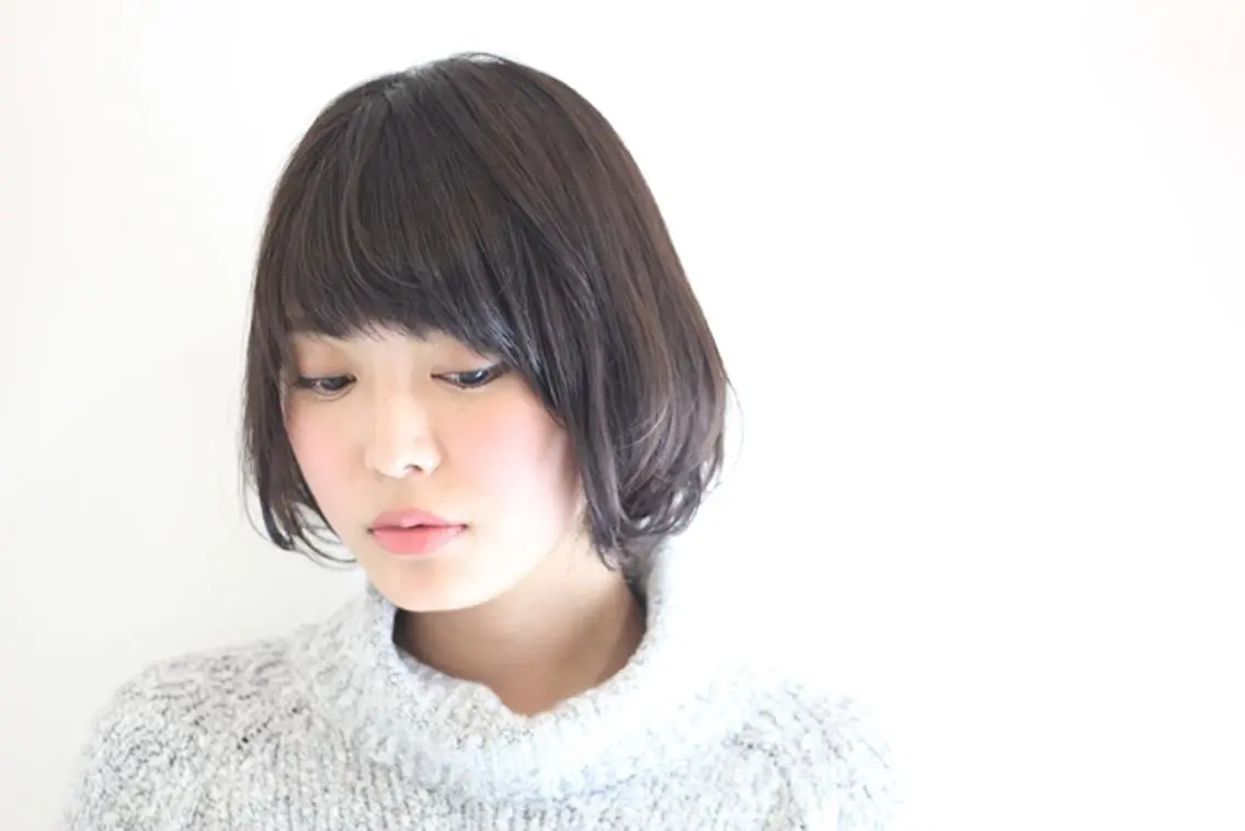 ミディアム ボブ 稲荷 友美のヘアスタイル