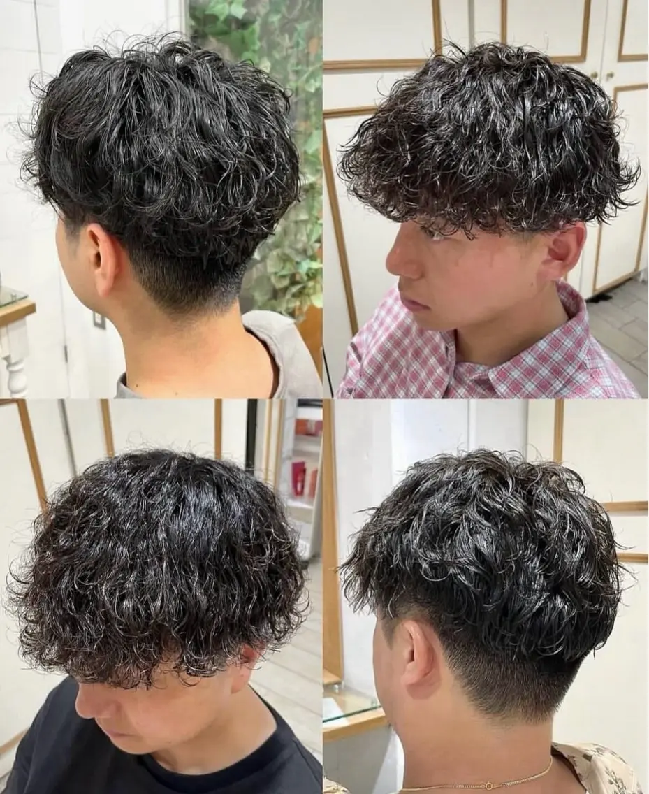 メンズカット&パーマ ¥7980の写真