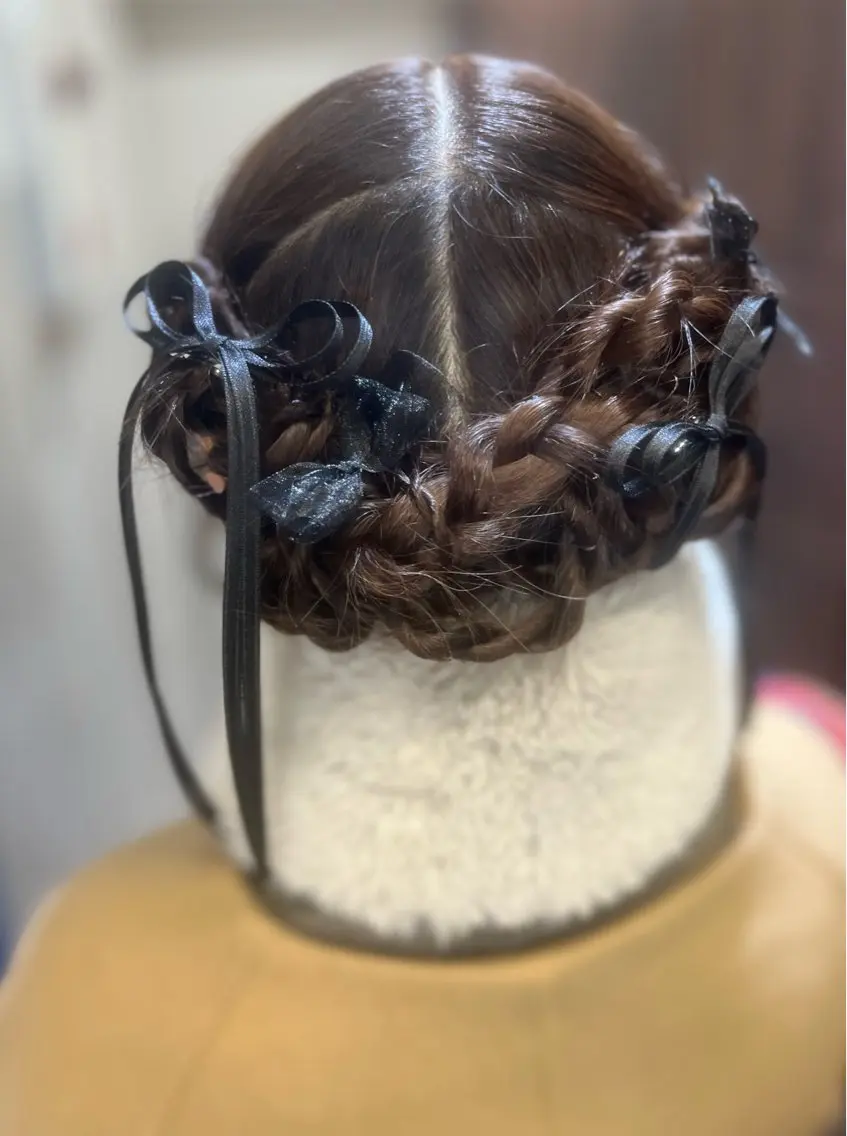 ロング ヘアアレンジ ヘアセット 多系統似合わせ/ tsuburaのヘアスタイル