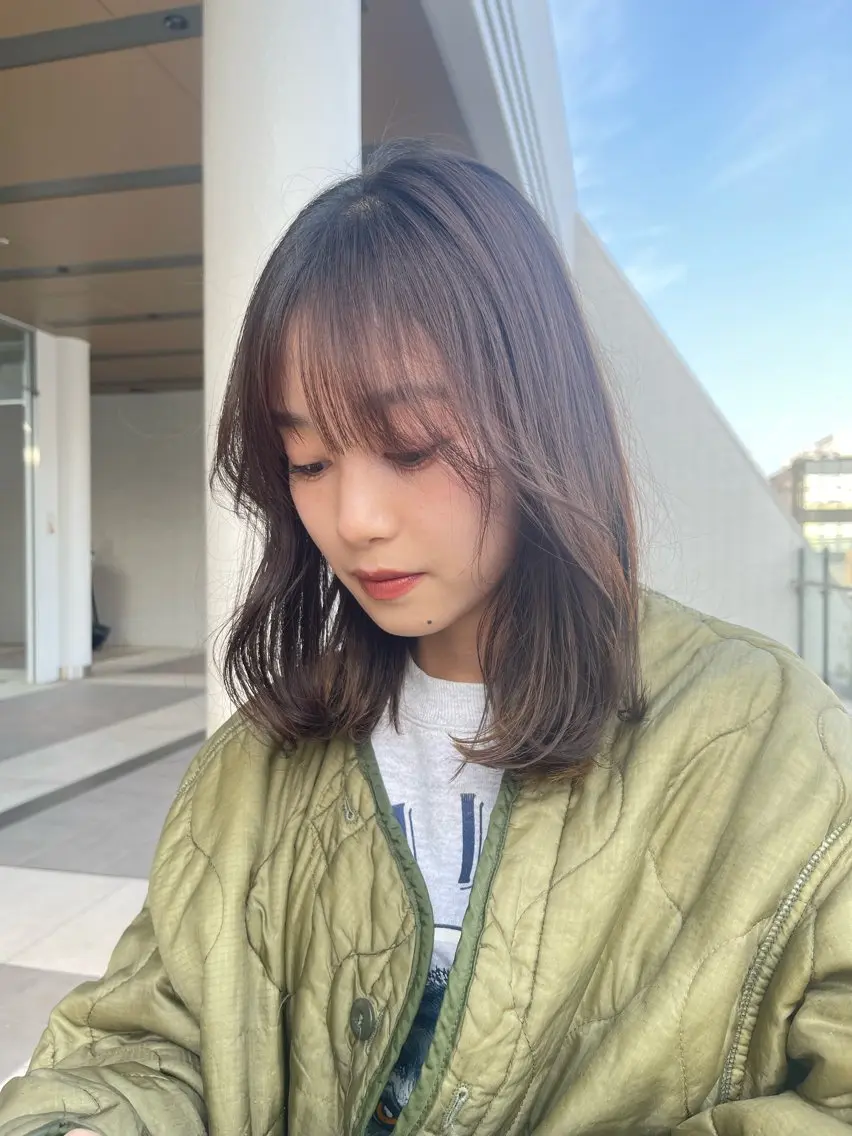 ミディアム 園田 渉 ◤SHIKIO◢のヘアスタイル