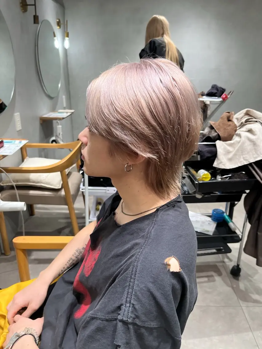 カラー 河原 楓樹のヘアスタイル