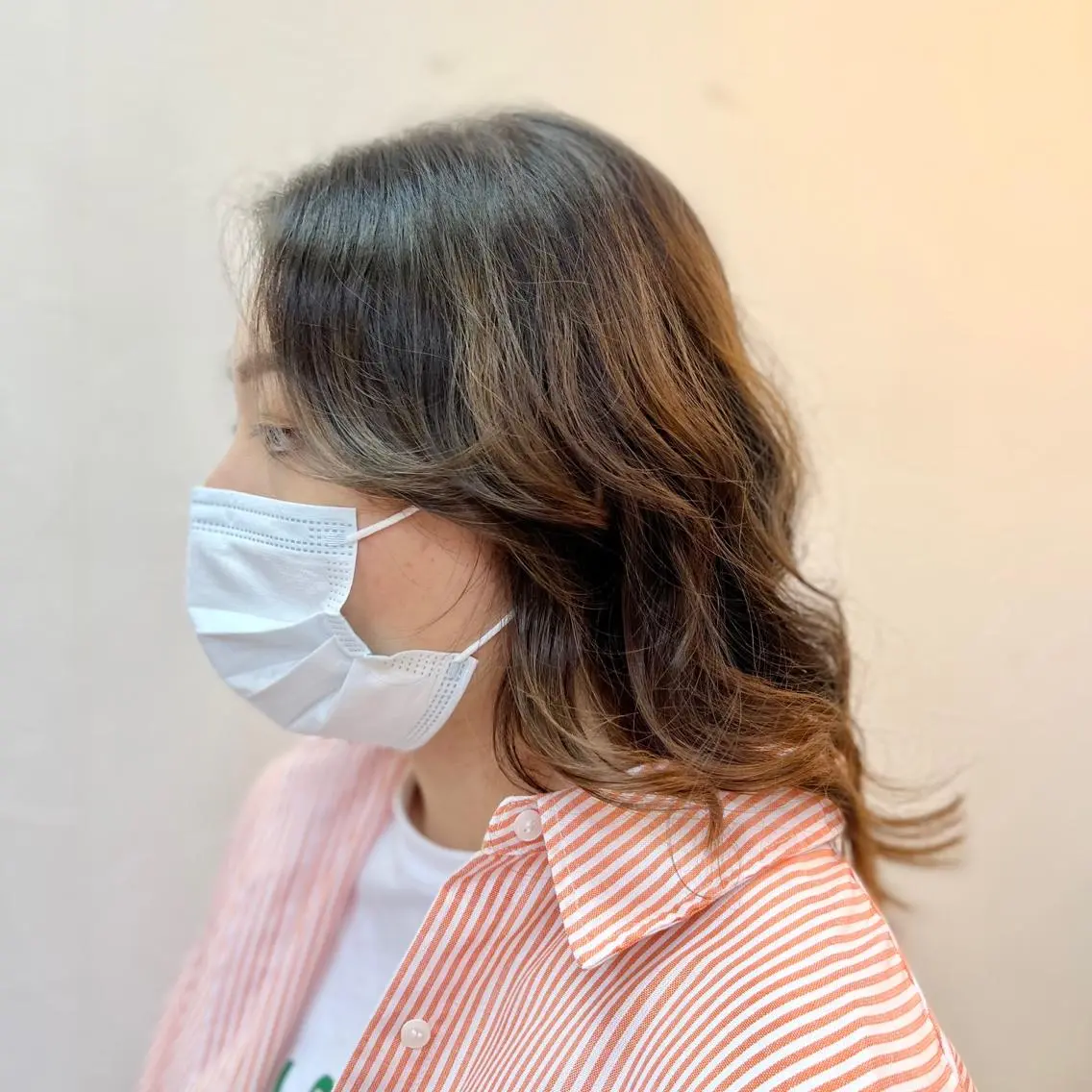 ミディアム 冨田 豊のヘアスタイル