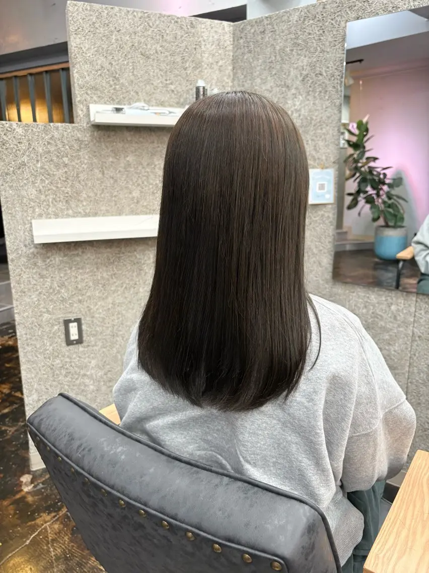 セミロング ann/ 京都美容室のヘアスタイル