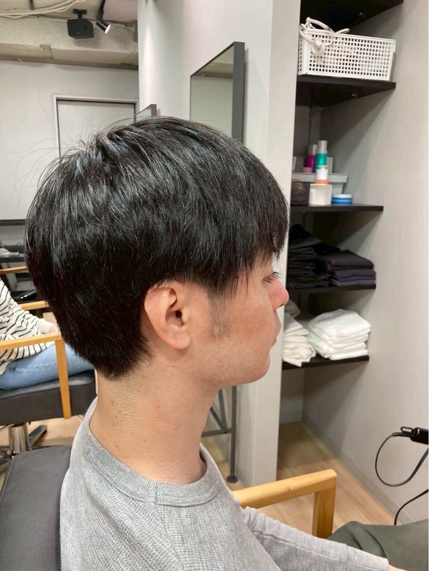 メンズカット&全体縮毛矯正【月,火曜日限定/材料費のみ◎/先輩チェック付✨】の写真