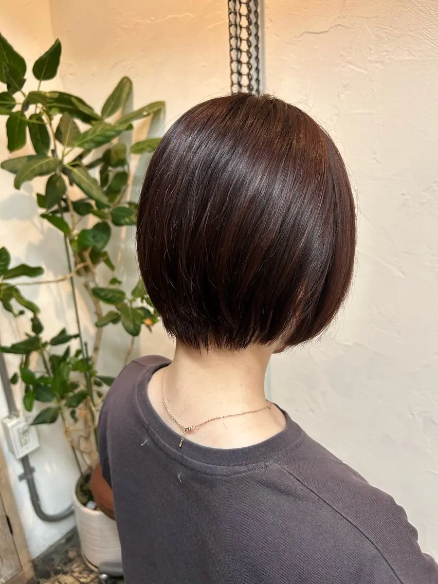 ショート ショートボブ ボブ ショートヘア 的場 勇唯翔のヘアスタイル