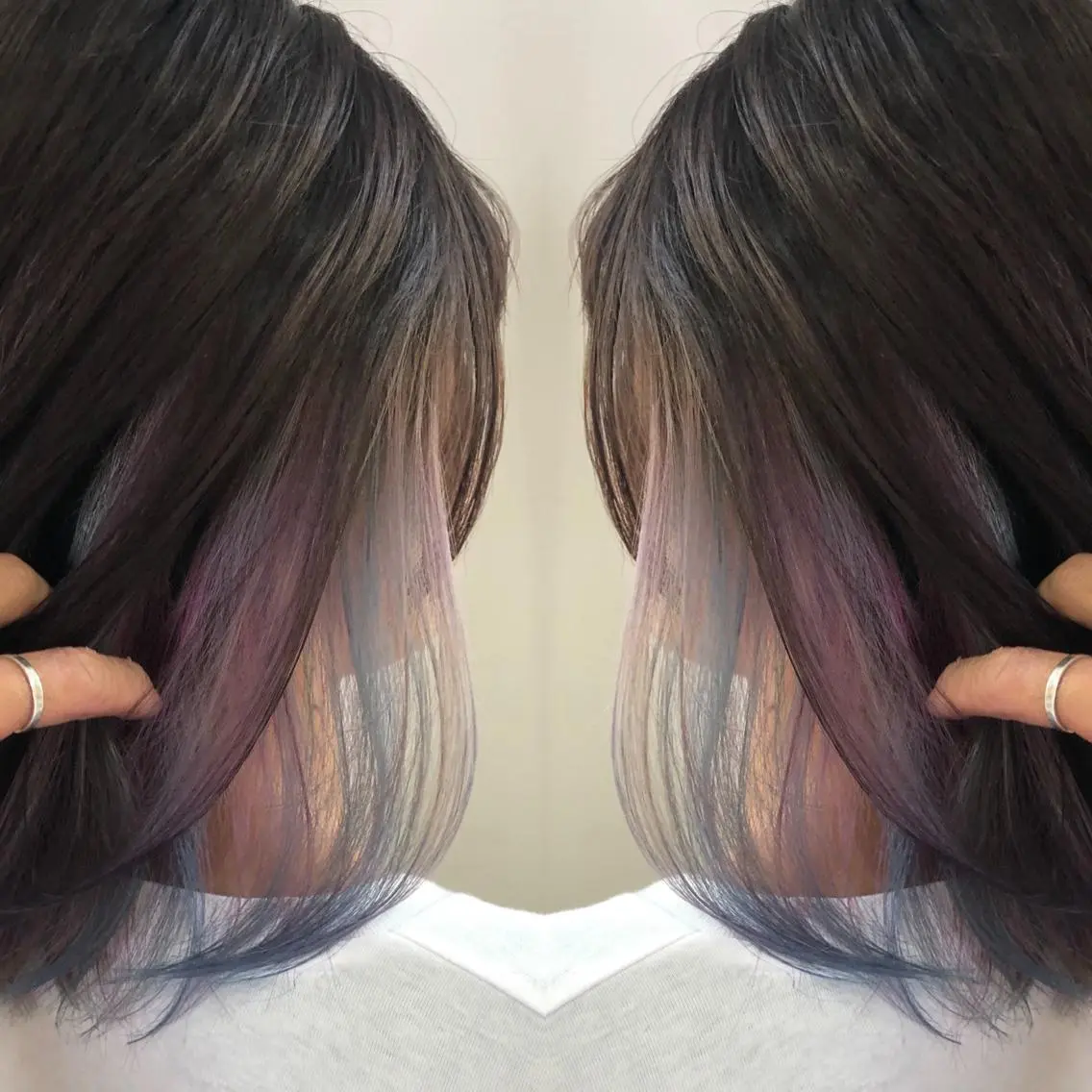 ミディアム カラー ブリーチカラー🌈 石垣翔太のヘアスタイル
