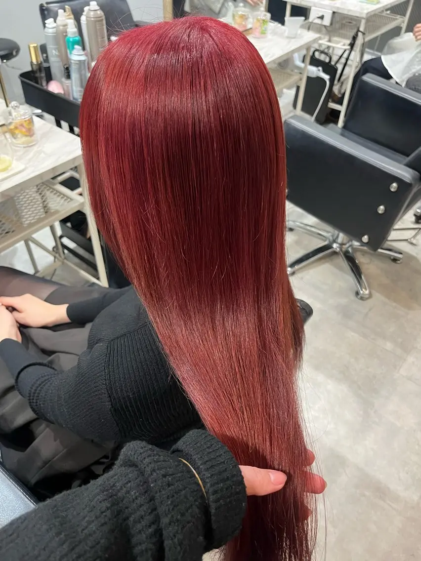 ロング カラー カット ヘアカラー トリートメント 🎀透明感 カラー🎀ミズキのヘアスタイル