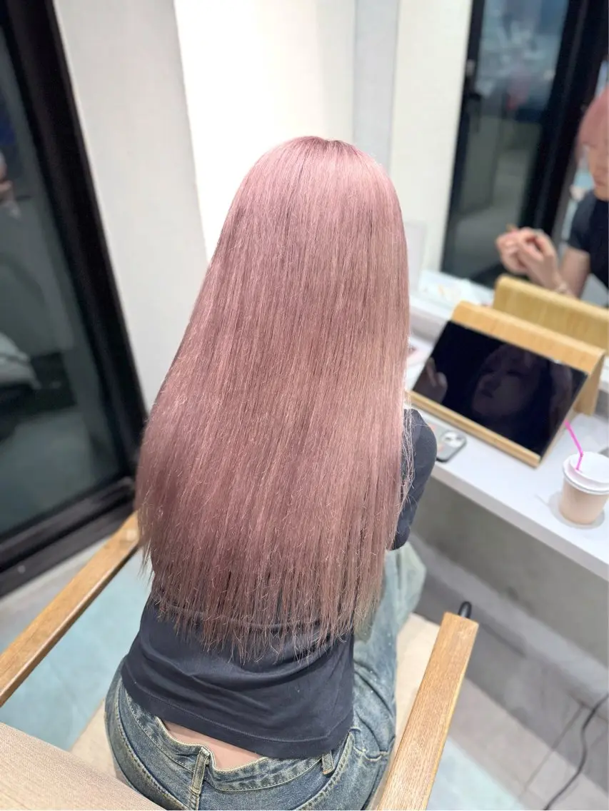 ミディアム カット ヘアカラー ai 梅田/暖色カラーのヘアスタイル