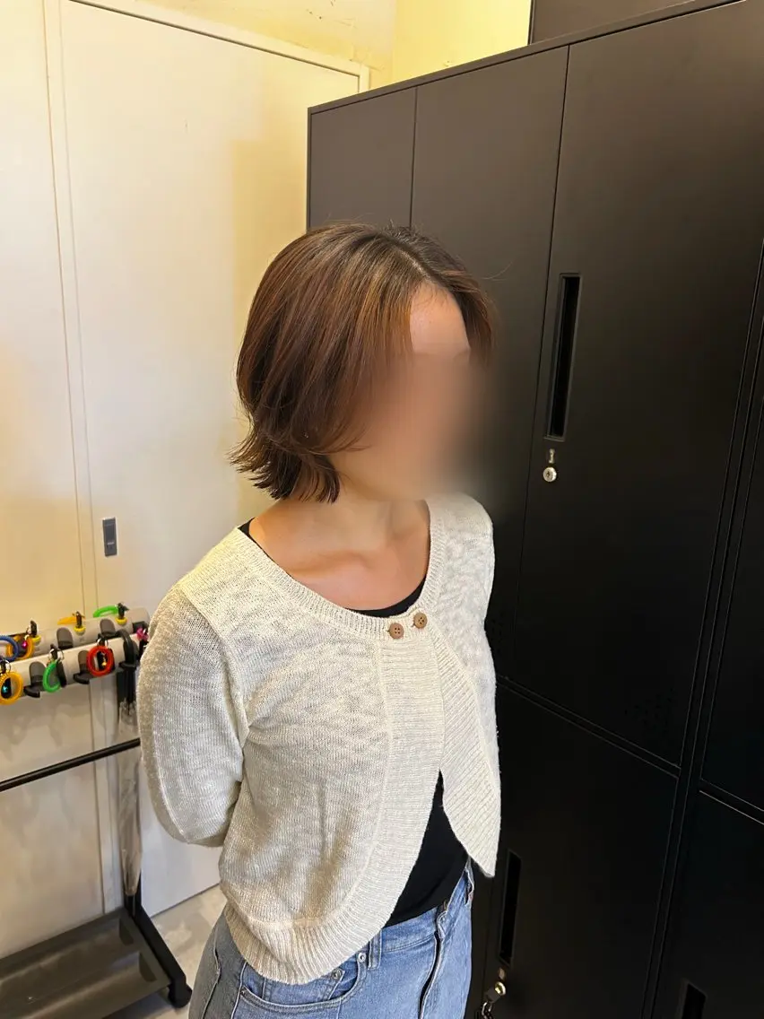 ショート ボブレイヤー ボブ レイヤーカット カット 縮毛矯正/パーマ特化 y.mao💎のヘアスタイル