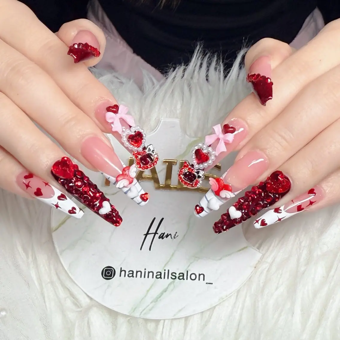 ネイル フットネイル フレンチネイル グラデーション 韓国ネイル ロングネイル ハンドネイル Hani Nail Salonのネイルデザイン