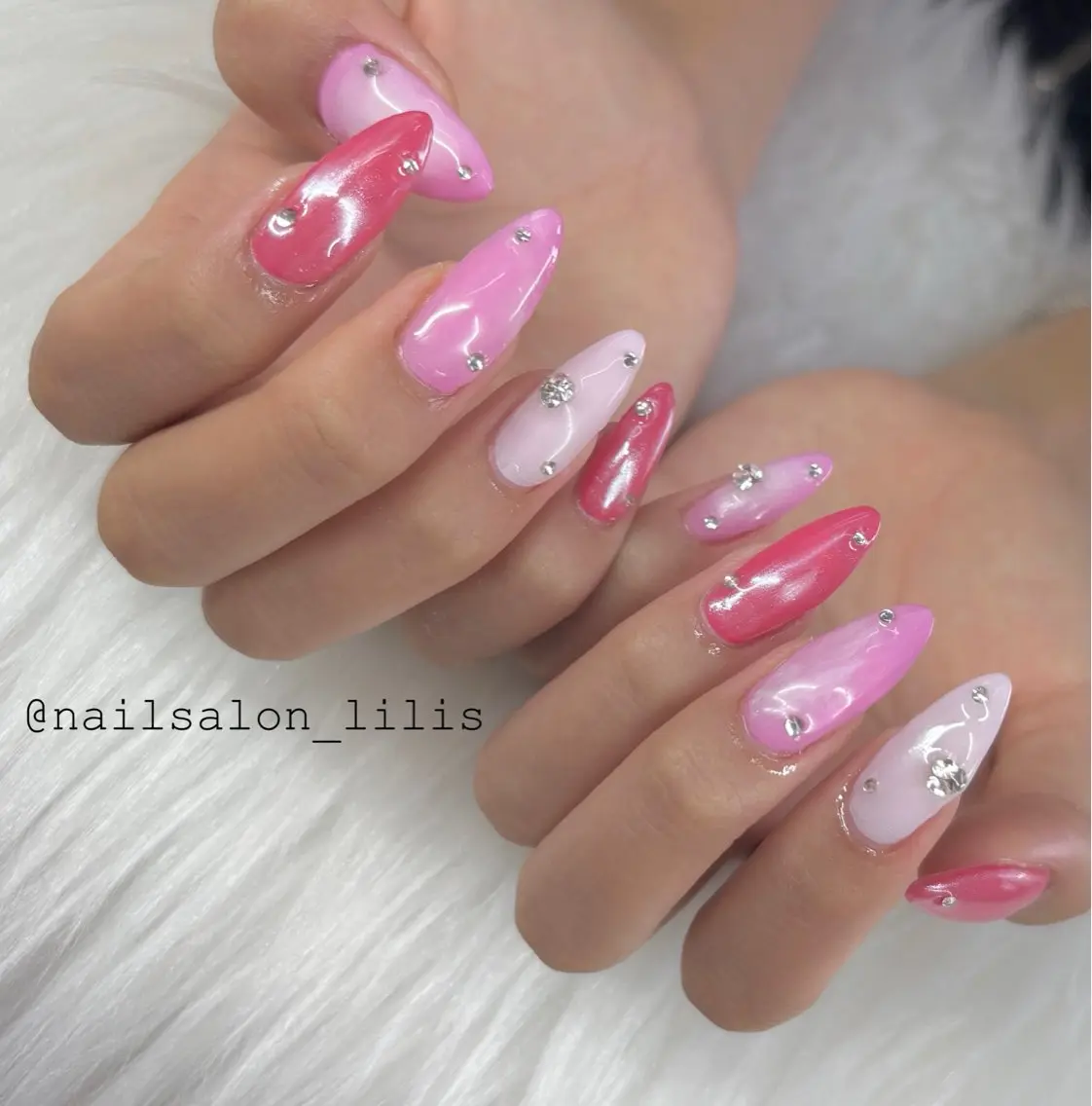 ネイル ピンク nailsalon Lilisのネイルデザイン