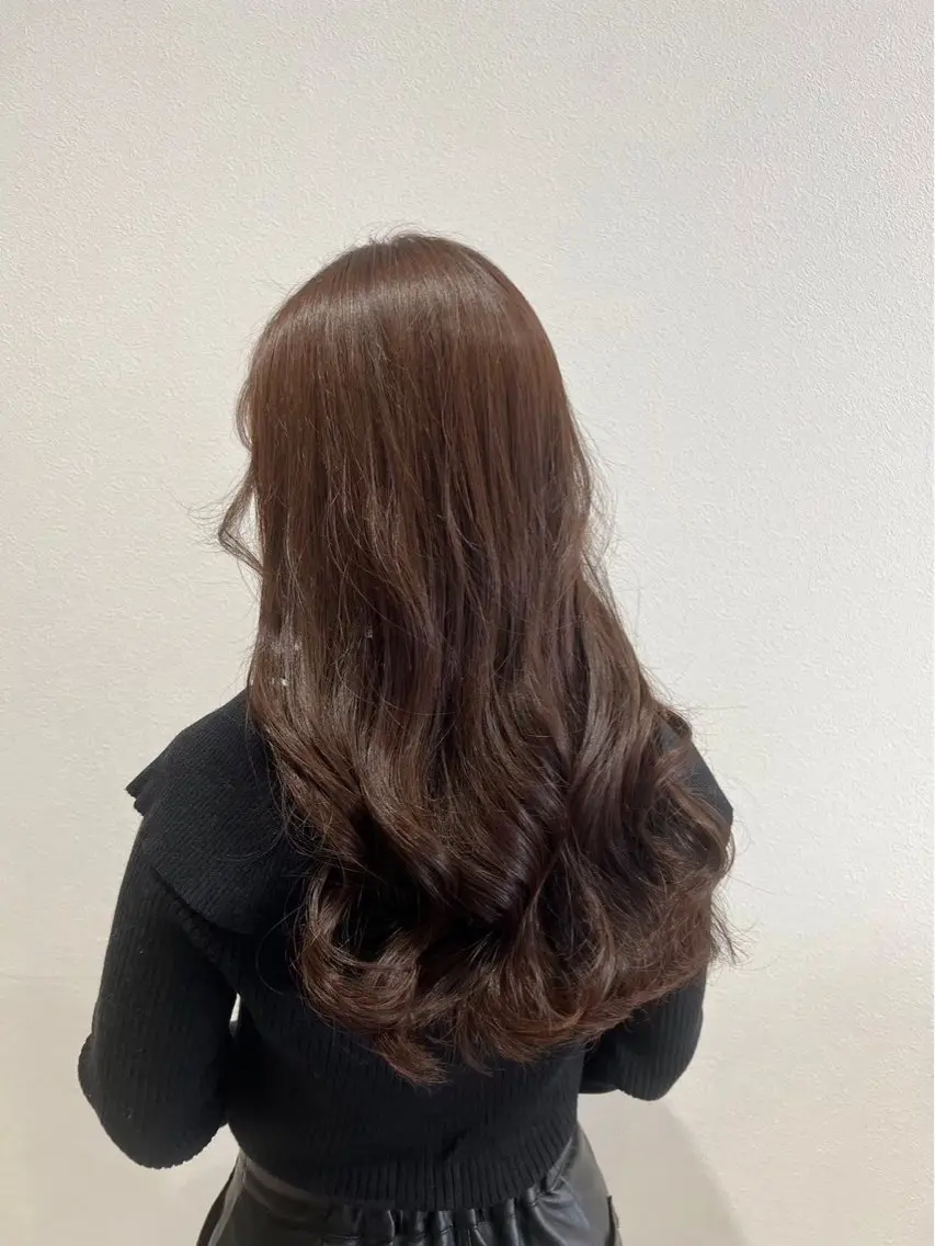 ロング カラー ゆい/髪質改善 ×艶カラー🫧のヘアスタイル
