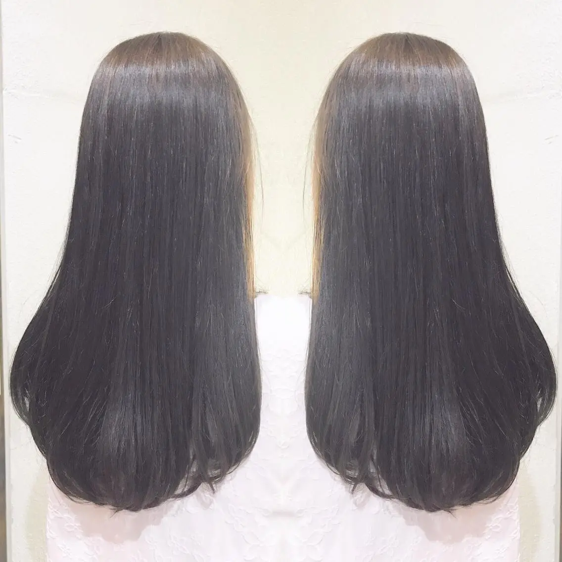 ロング カラー パーマ ヘアアレンジ グレージュ トリートメント 縮毛矯正 トリートメント 🫧柔色/トレンド カラー/川辺晴加のヘアスタイル