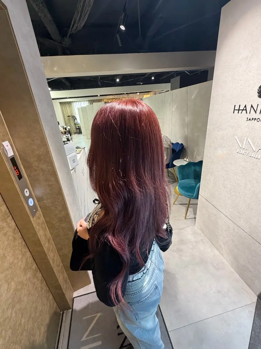 ロング カラー カラーモデル募集🫧 maoのヘアスタイル