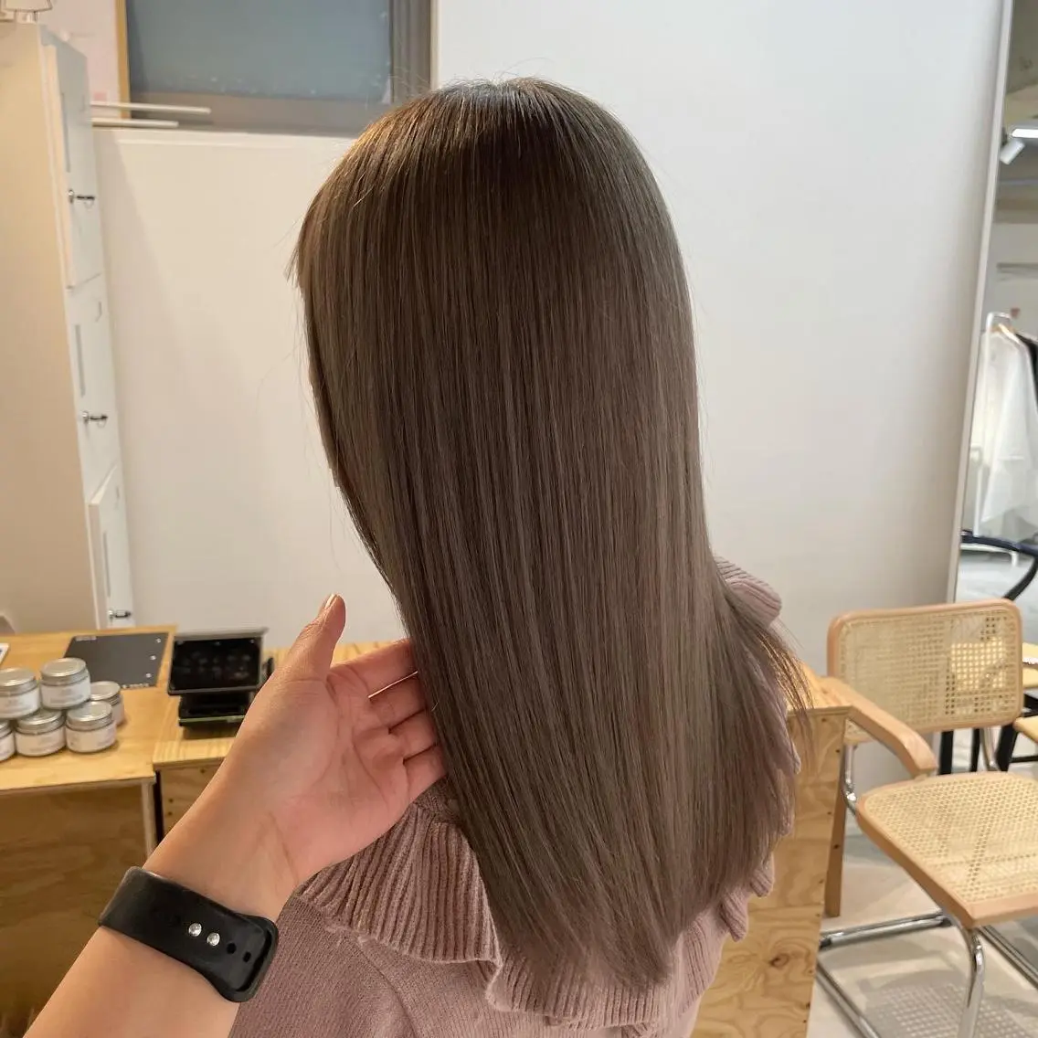 ロング カラー ブリーチ ロング カット ヘアカラー トリートメント fit/ madokaのヘアスタイル
