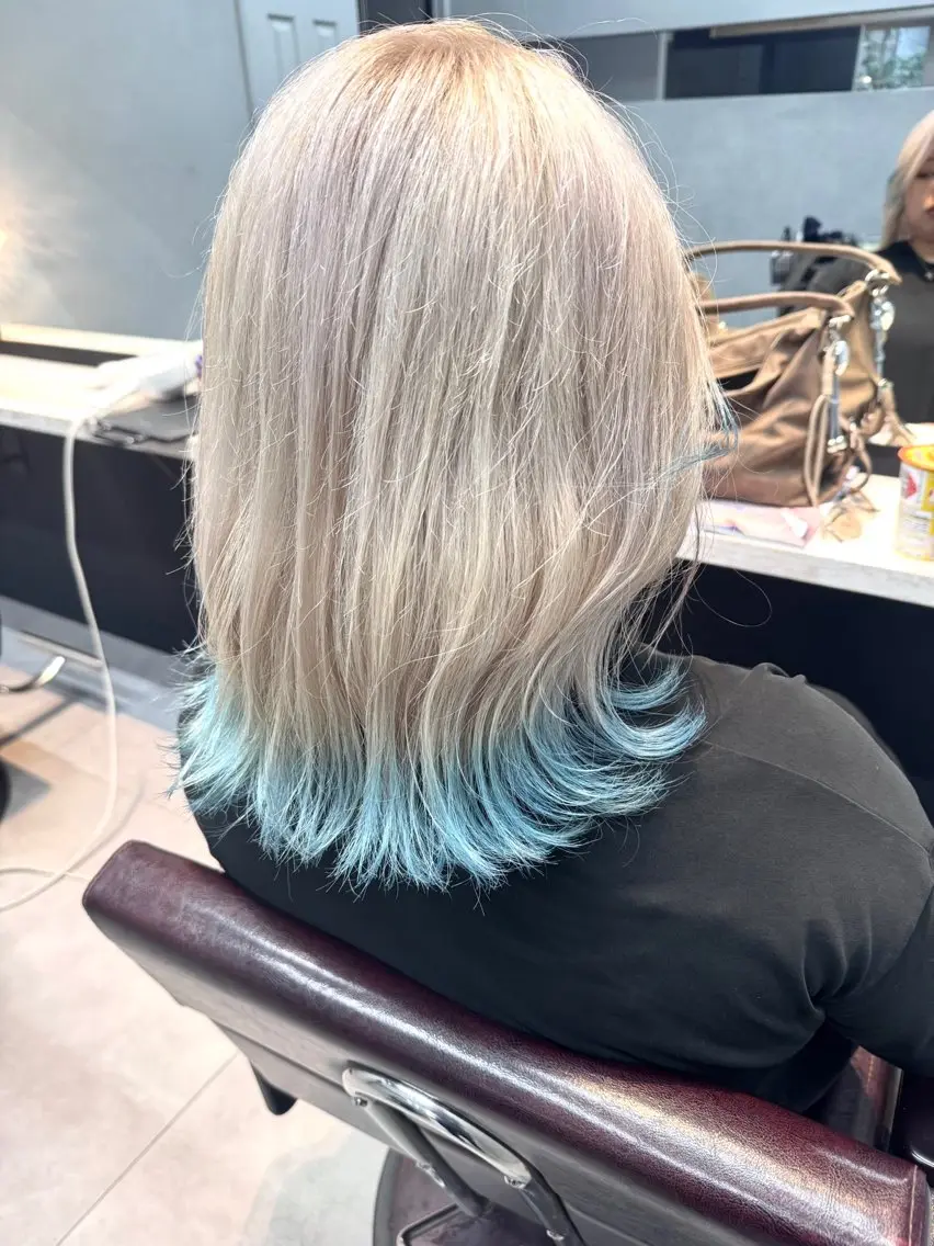 ミディアム カラー カット ヘアカラー ✨デザインカラー✨ ✂️kouki✂️のヘアスタイル