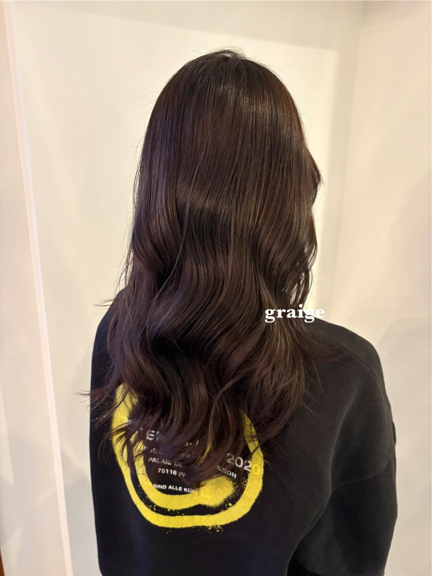 セミロング ヘアカラー トリートメント 🌳 Rinaのヘアスタイル