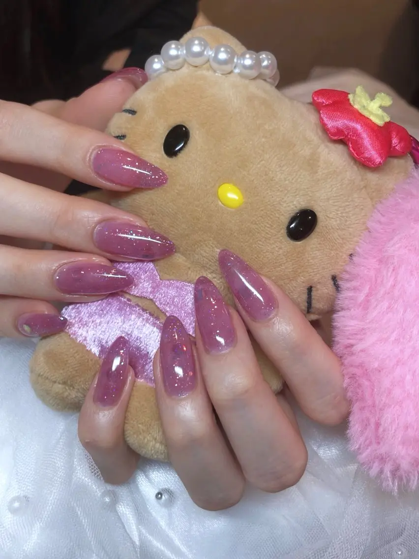 ネイル ラメ(グリッター) ハンドネイル フットネイル ailed'Ange 🍒miuのネイルデザイン