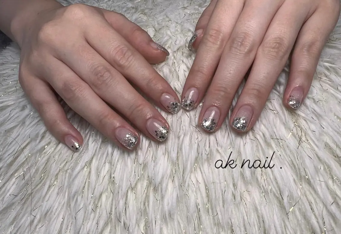 ショート ネイル ハンドネイル ak nail .のネイルデザイン