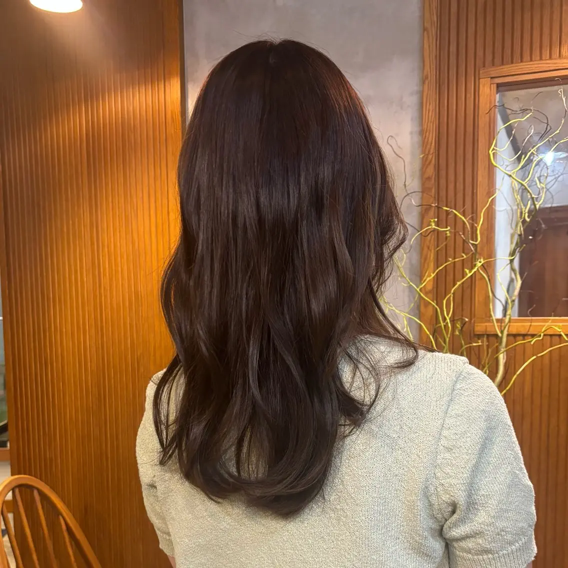 ロング カラー ヘアカラー 透明感カラー/ くるくるパーマミウのヘアスタイル