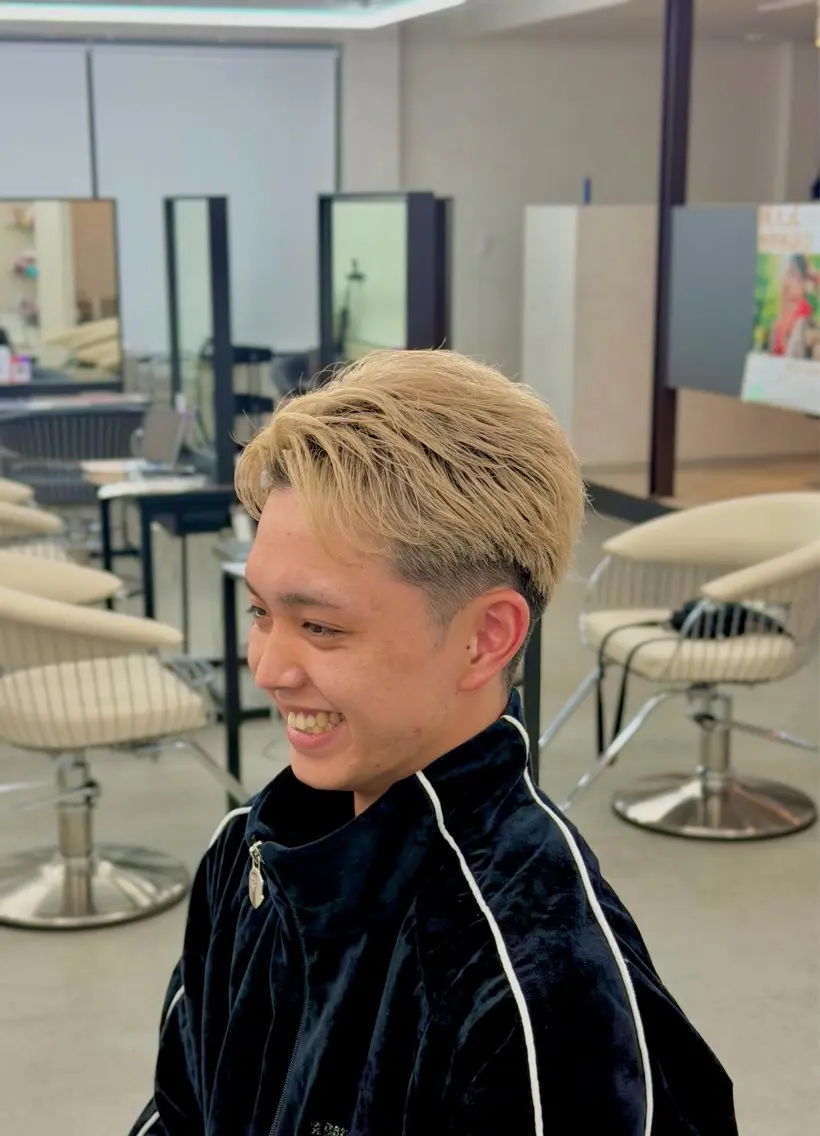 メンズ カット パーマ 藤野 慶太のヘアスタイル