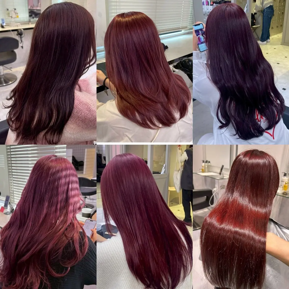 ロング カラー ブリーチ ブラウンカラー ブリーチなしカラー レッドカラー レッドブラウン ヘアカラー 🌈くれは🎨デザイ ン🌟ダメージレスのヘアスタイル