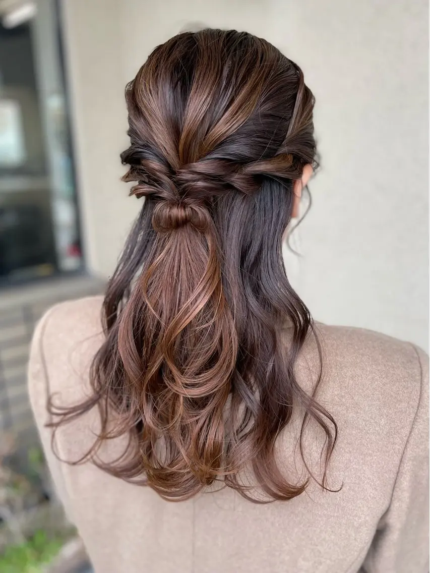 ロング ヘアアレンジ 結婚式・ブライダル ヘアセット 沢田 瞳のヘアスタイル