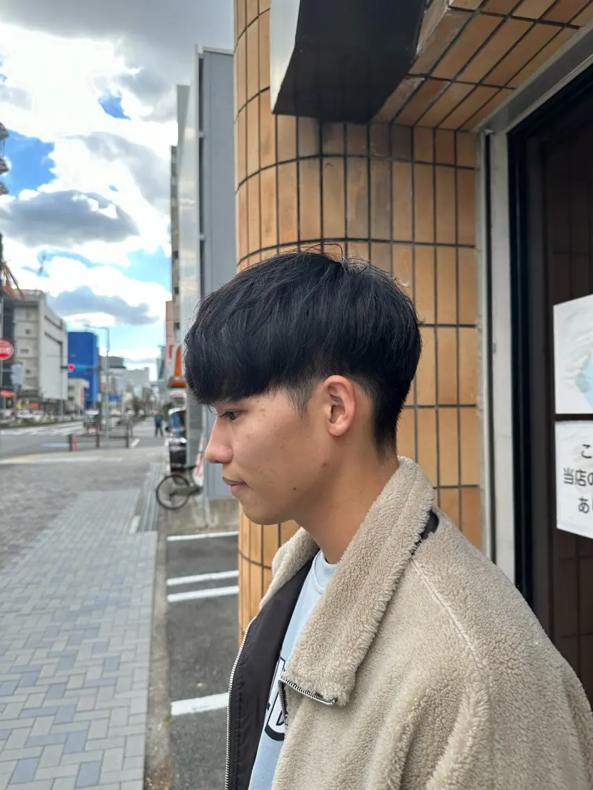 メンズ マッシュ カット ハヤシカズキ/カラー ✂/メンズパーマのヘアスタイル